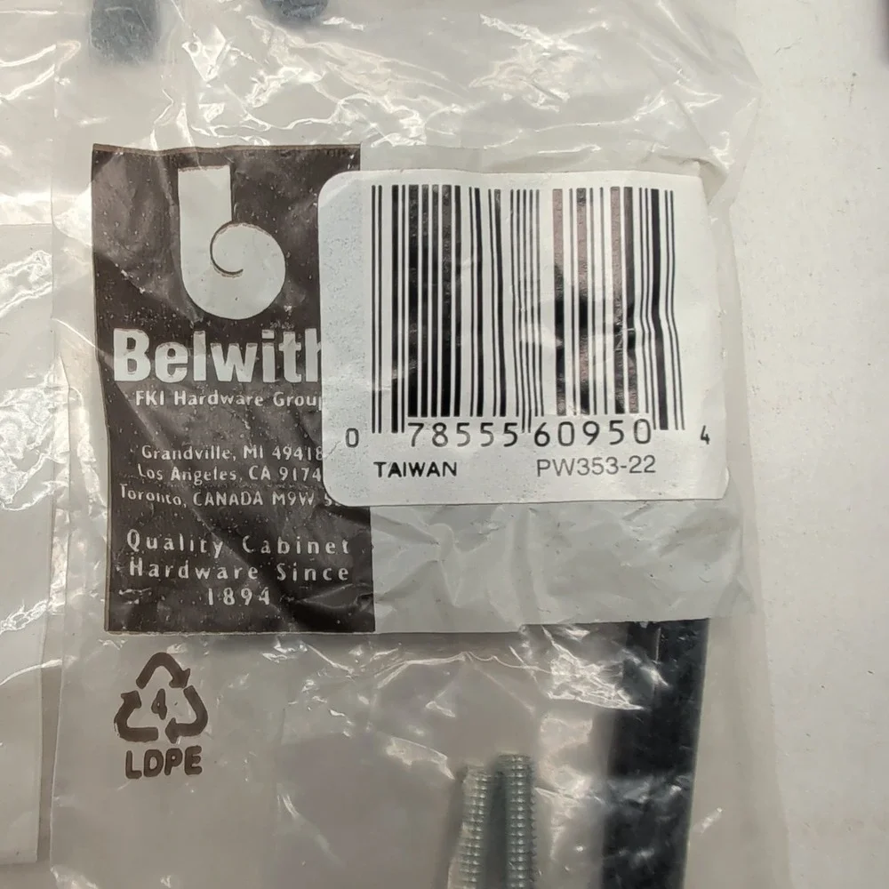 Lot of 33 Belwith Black Cabinet Drawer Pull Handle 3